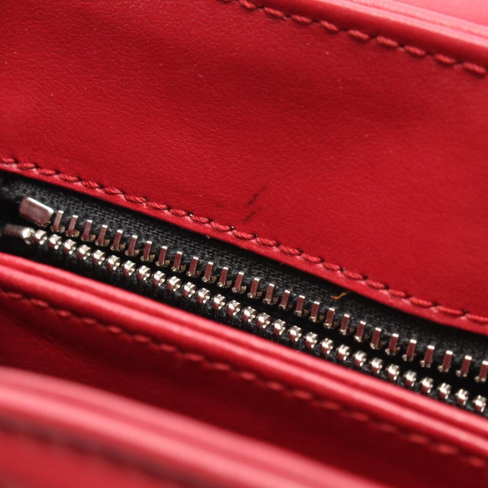 Saint Laurent Paris LOULOU TOY Shoulder Bag Leather Red - Picture 7 of 8